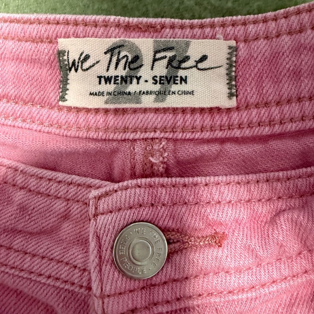 Free People Amelie Pink Shorts Size‎ 27 - Picture 6 of 7